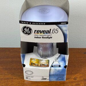 GE Reveal 65 Indoor Floodlight Bulb 65W 120V 48692 Flood Beautiful Light R30